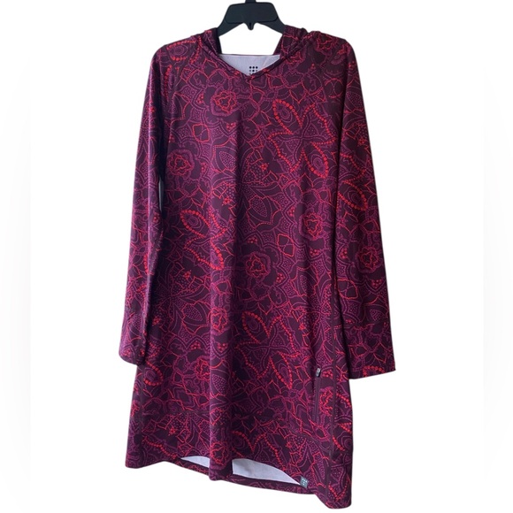 NWT Title Nine Hooded Winter Tech Dress Size L - Picture 2 of 9